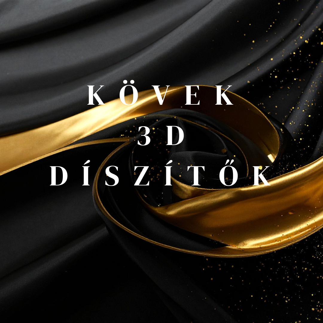Kövek, 3D Diszitök
